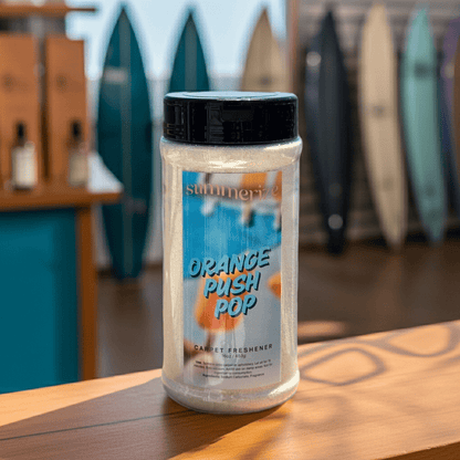 Orange Push Pop Carpet Freshener