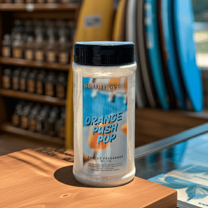 Orange Push Pop Carpet Freshener
