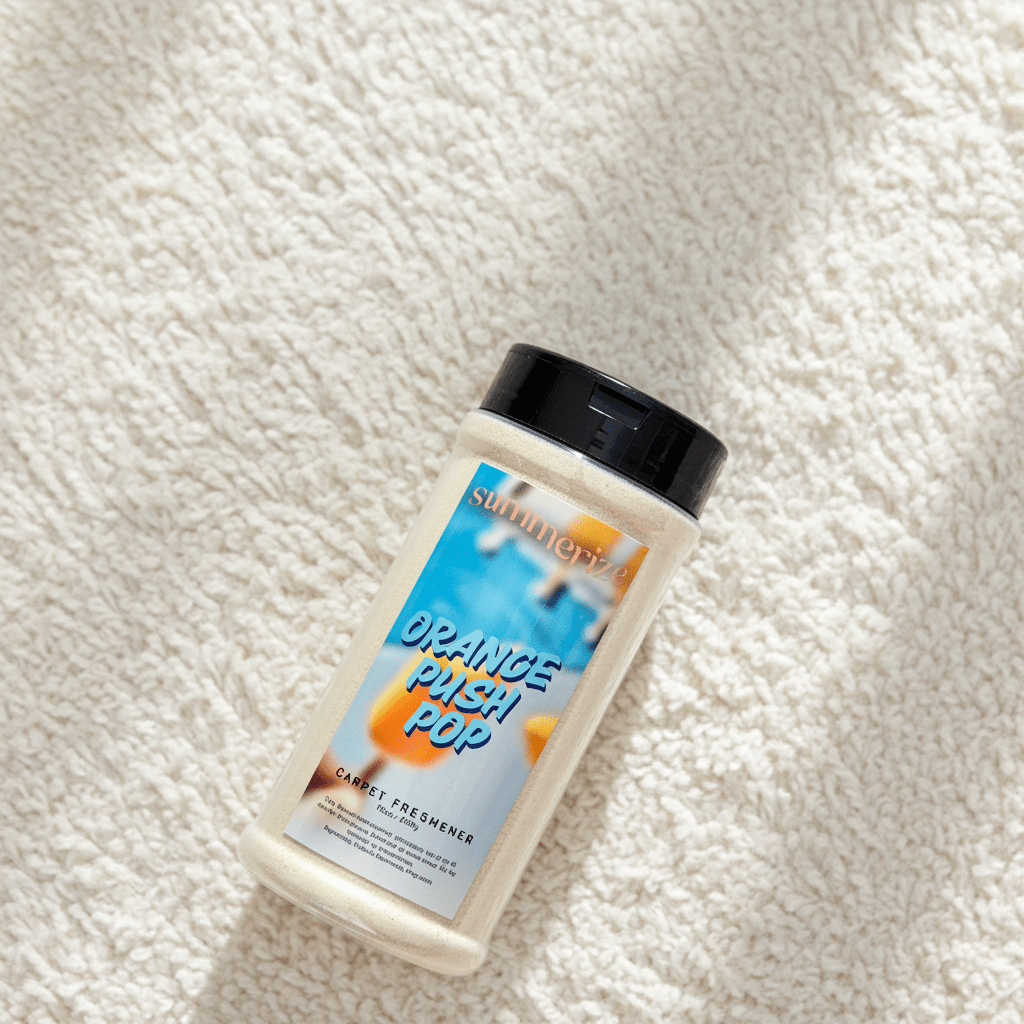 Orange Push Pop Carpet Freshener
